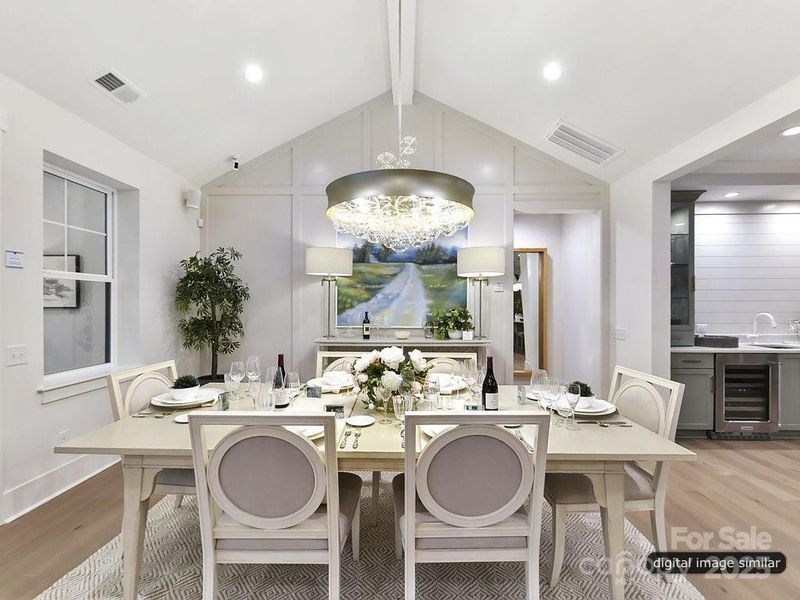 Furnished interior view inside a new home in , Charlotte (Image 14).