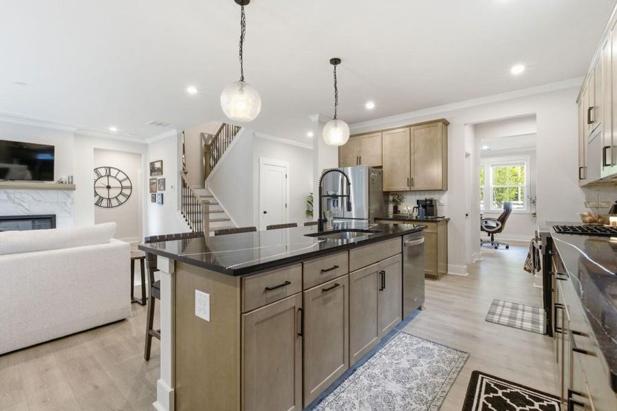Furnished interior view inside a new home in Cambridge at Steels Bridge, Canton (Image 36).