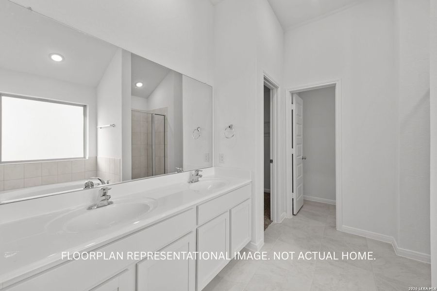 Furnished interior view inside a new home in Winding Brook, San Antonio (Image 8).