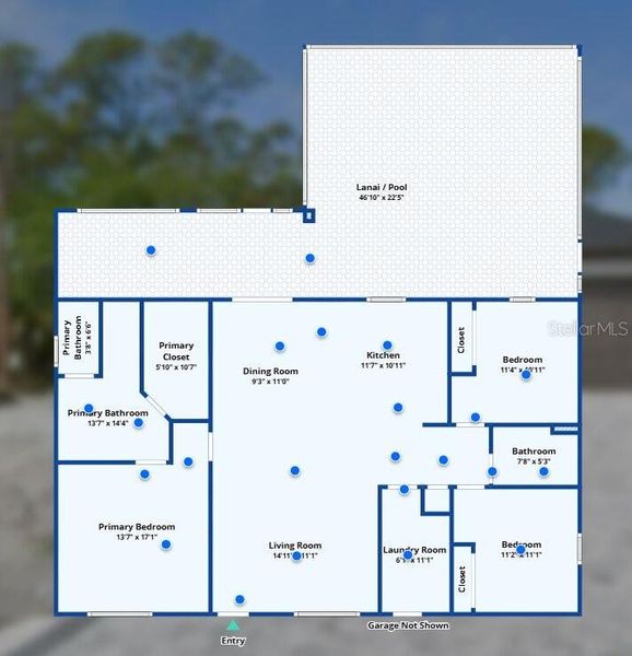 2D floor plan layout of this home in , Port Charlotte, FL (Image 5). 2D floor plan layout of this home in , Port Charlotte, FL (Image 5).