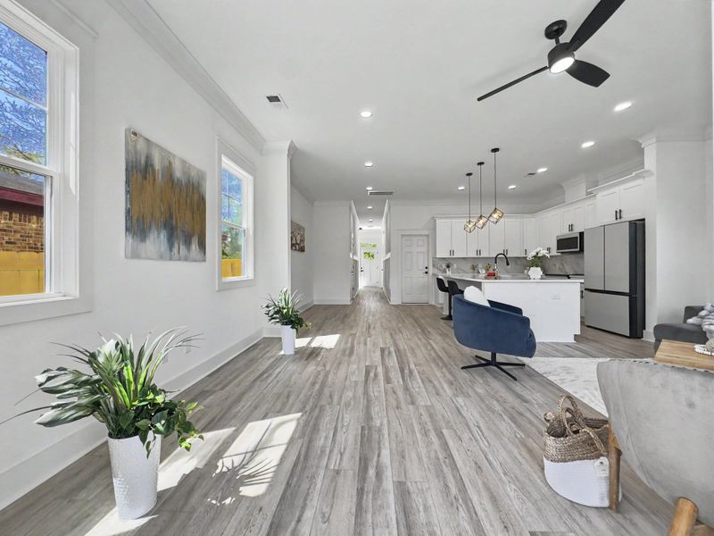 Furnished interior view inside a new home in , North Charleston (Image 16).