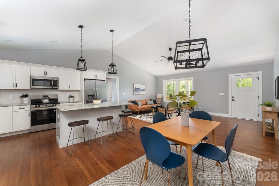 Furnished interior view inside a new home in , Candler (Image 6).
