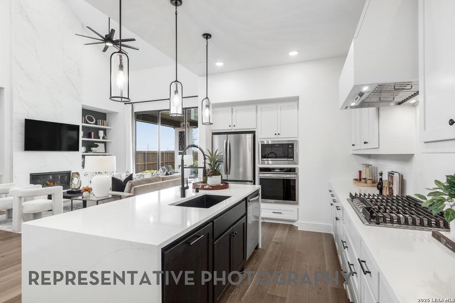 Furnished interior view inside a new home in Mayfair, New Braunfels (Image 9).