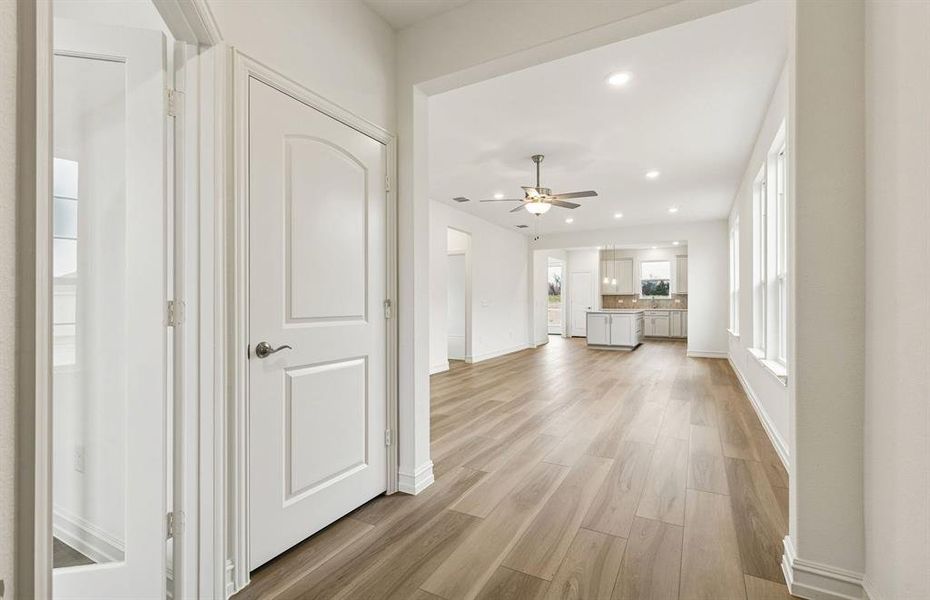 Light and bright entryway