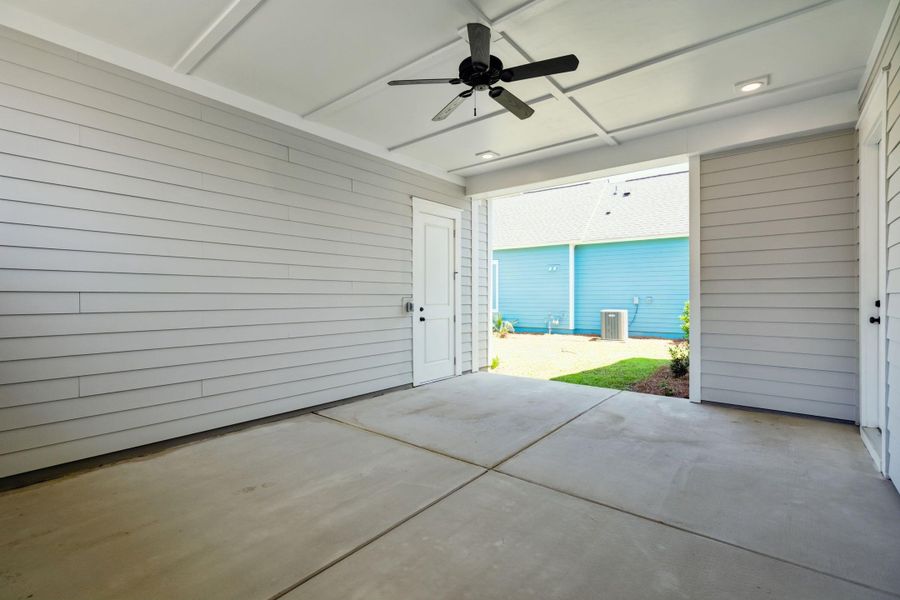 Exterior details and patio area of a home in The Domus Collection at Midtown Nexton, Summerville (Image 21).