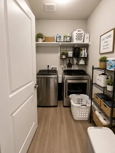Furnished interior view inside a new home in , Bay City (Image 8).