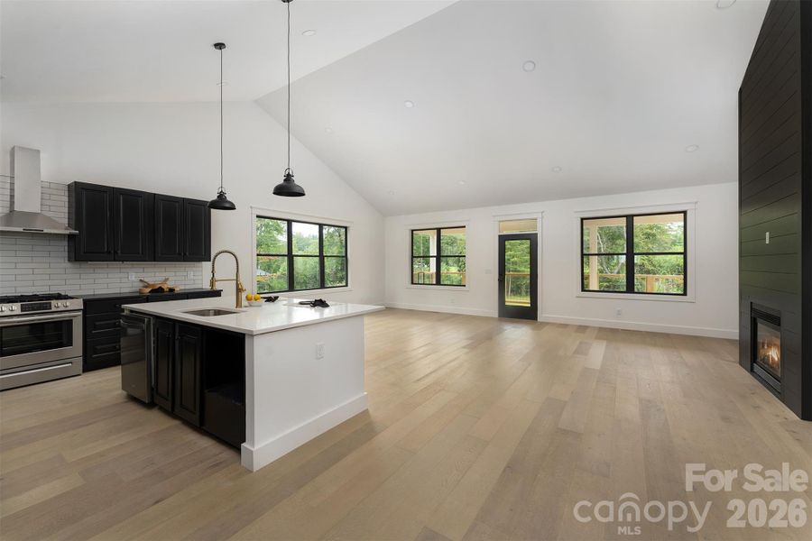 Furnished interior view inside a new home in , Hendersonville (Image 16).