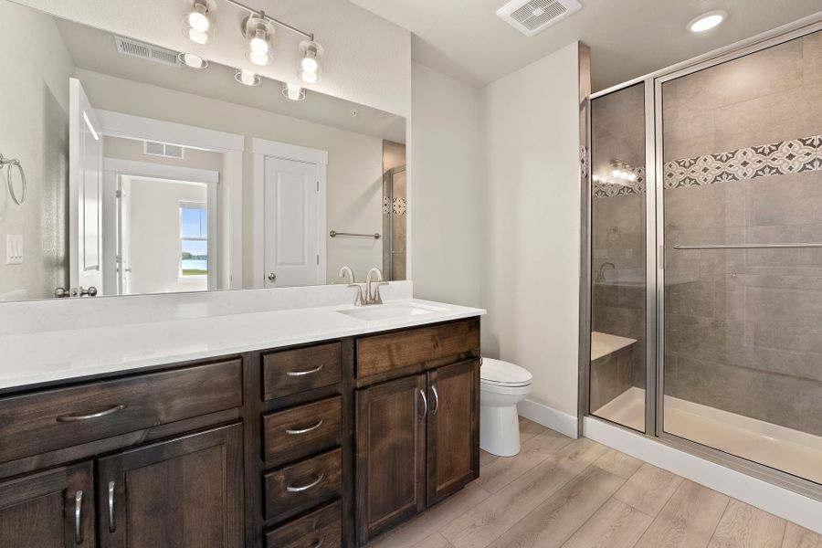 Furnished interior view inside a new home in The Lakes at Centerra, Loveland (Image 6).