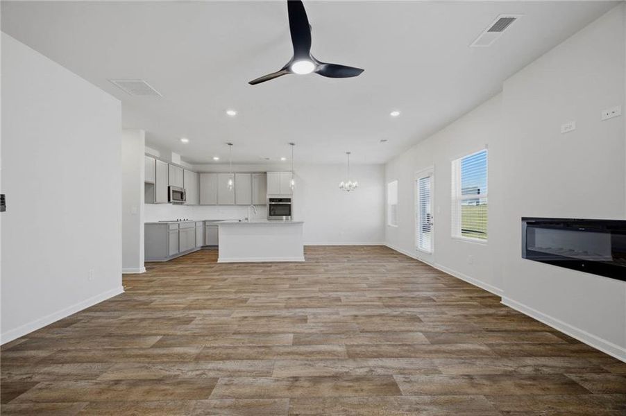 Spacious, unfurnished interior of a new home in Preserve at AG Village, Perry (Image 27). Spacious, unfurnished interior of a new home in Preserve at AG Village, Perry (Image 27).