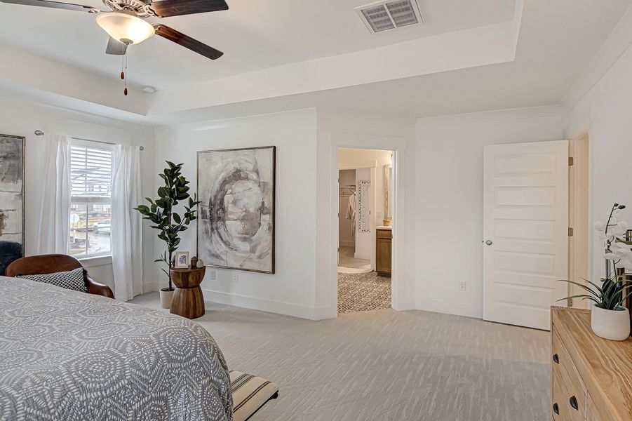 Furnished interior view inside a new home in Hanes Lake, Winston-Salem (Image 21). Furnished interior view inside a new home in Hanes Lake, Winston-Salem (Image 21).