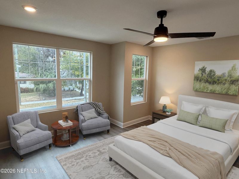 Furnished interior view inside a new home in , Jacksonville (Image 5). Furnished interior view inside a new home in , Jacksonville (Image 5).