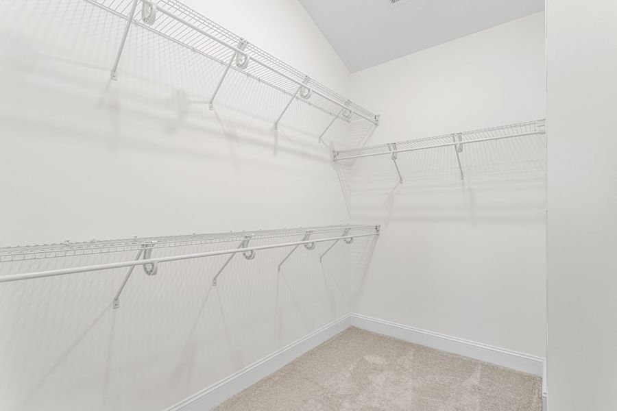 Representative unfurnished interior of a home built from the Kendall Lux by Keystone Homes NC in Weybridge, Burlington (Image 38).