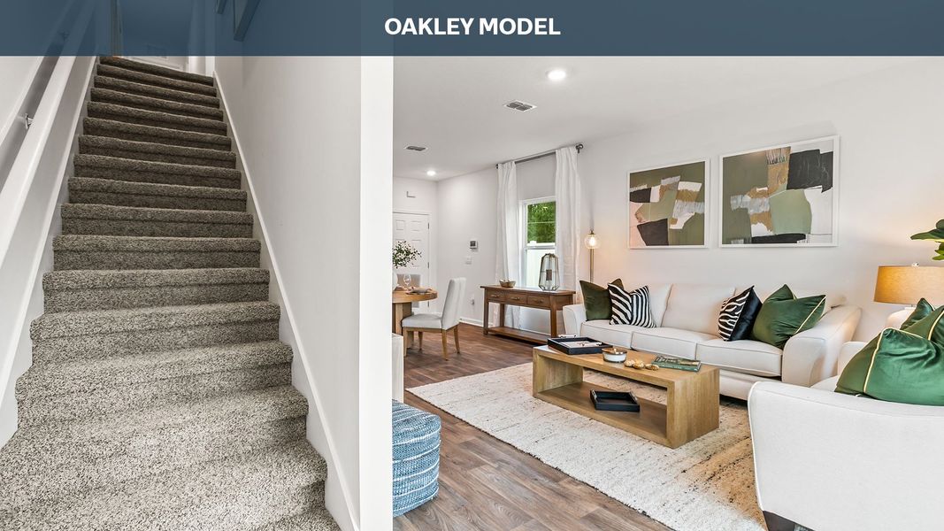 Representative furnished interior of a home built from the Oakley by D.R. Horton in Corsair, Middleburg (Image 11).