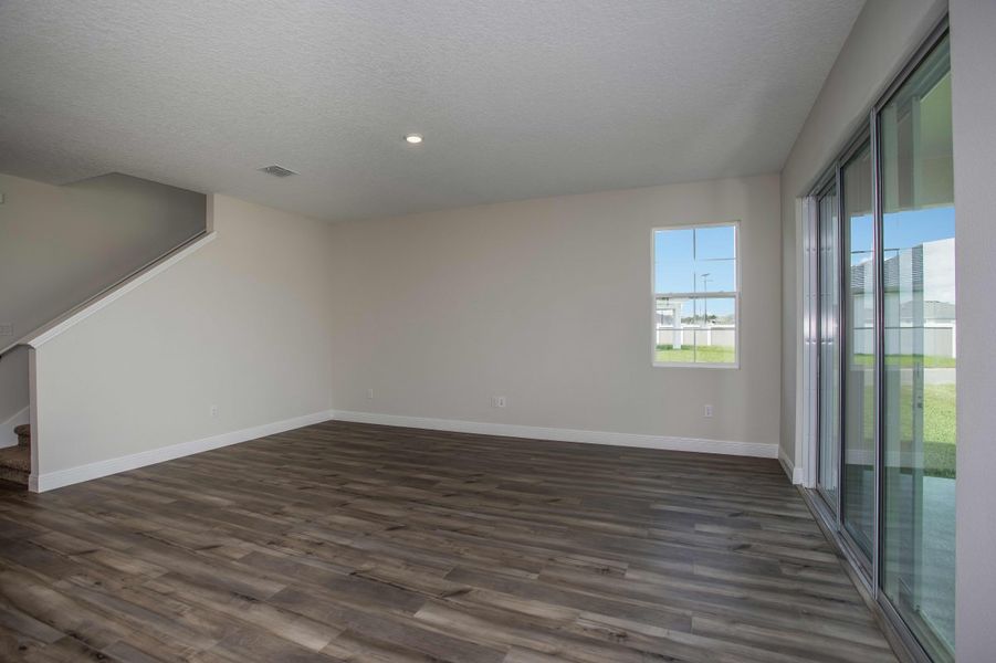 Representative unfurnished interior of a home built from the Lido by Casa Fresca Homes in Mirada, San Antonio (Image 14).