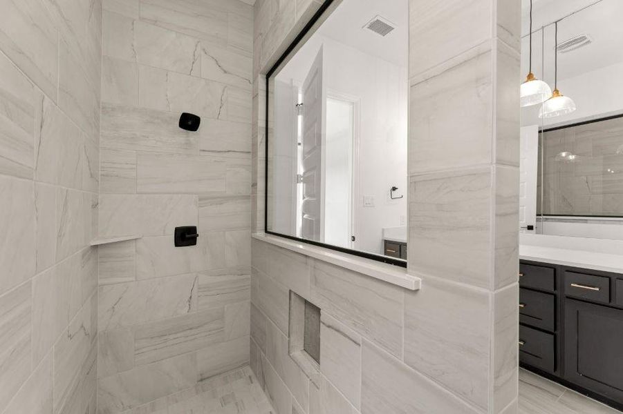 Furnished interior view inside a new home in Cambridge Crossing, Celina (Image 16). Furnished interior view inside a new home in Cambridge Crossing, Celina (Image 16).