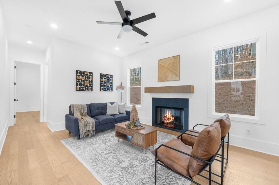 Furnished interior view inside a new home in , Canton (Image 10).