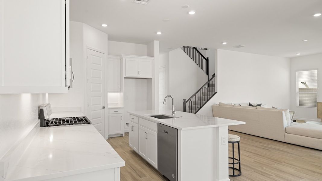 Representative furnished interior of a home built from the Crow by D.R. Horton in Apache Farms, Buckeye (Image 9).