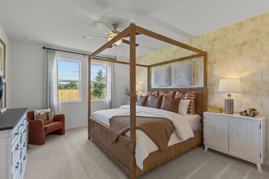 Representative furnished interior of a home built from the The Daphne I by Davidson Homes LLC in Bricewood, San Antonio (Image 18).