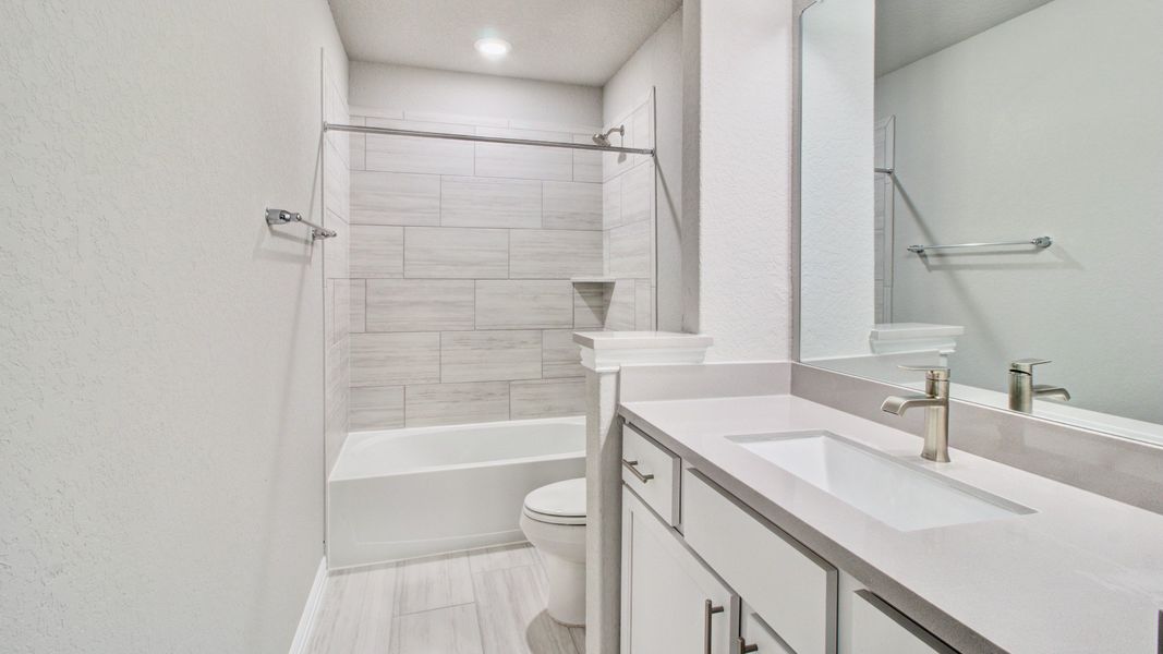 Representative furnished interior of a home built from the Compass by Brightland Homes in Mostyn Springs, Magnolia (Image 13).