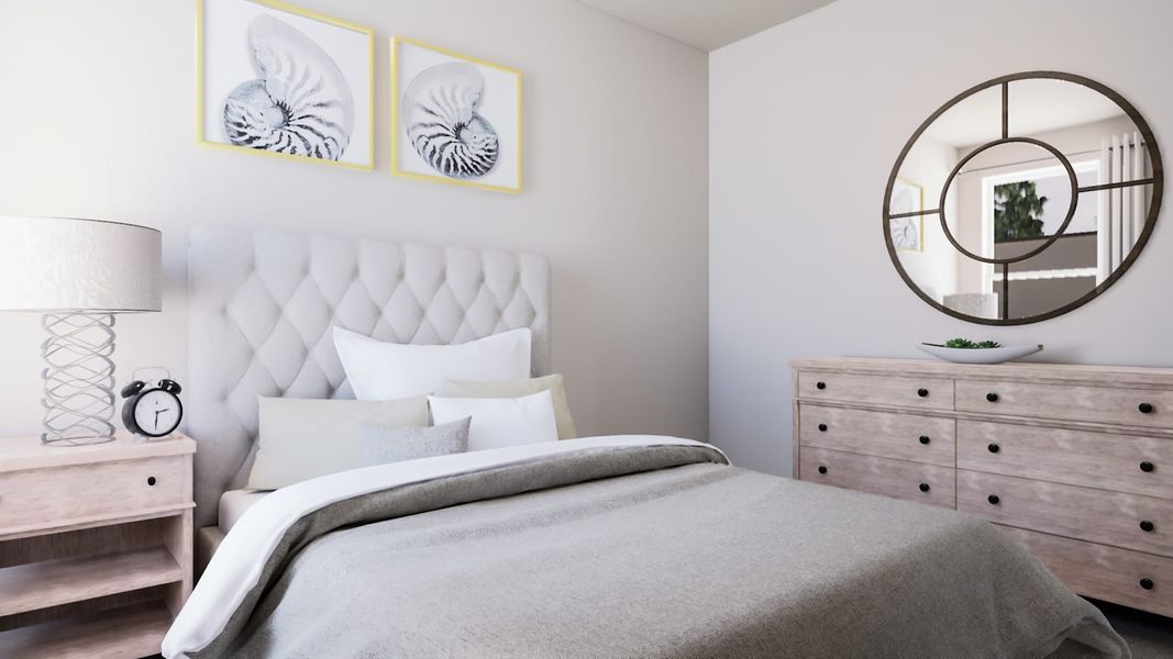 Representative furnished interior of a home built from the Bryson by Tri Pointe Homes in Painted Tree, McKinney (Image 12).