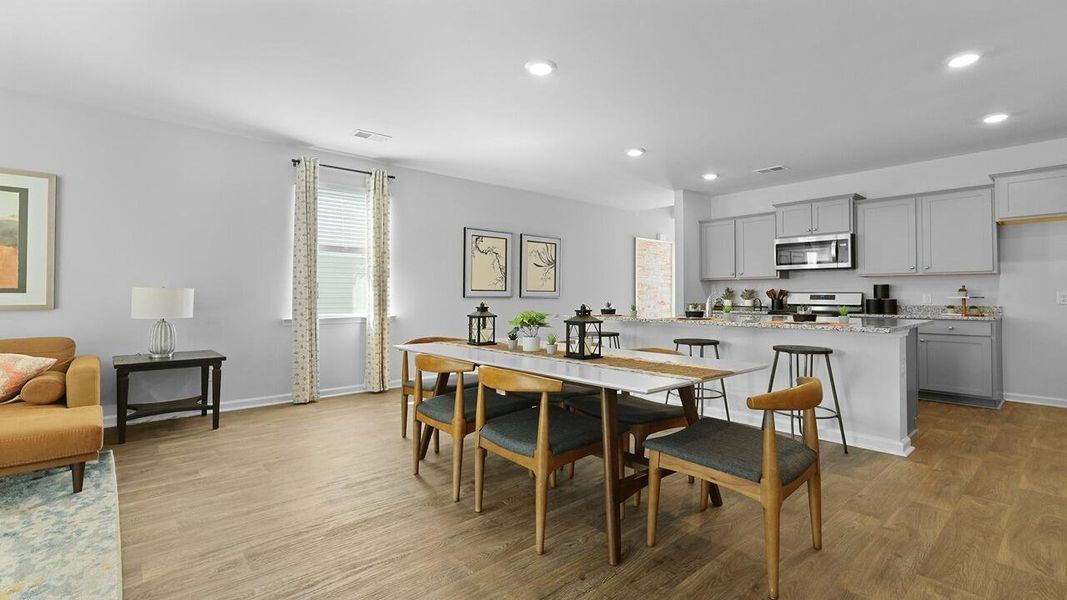 Furnished interior view inside a new home in Carolina Groves, Moncks Corner (Image 17).
