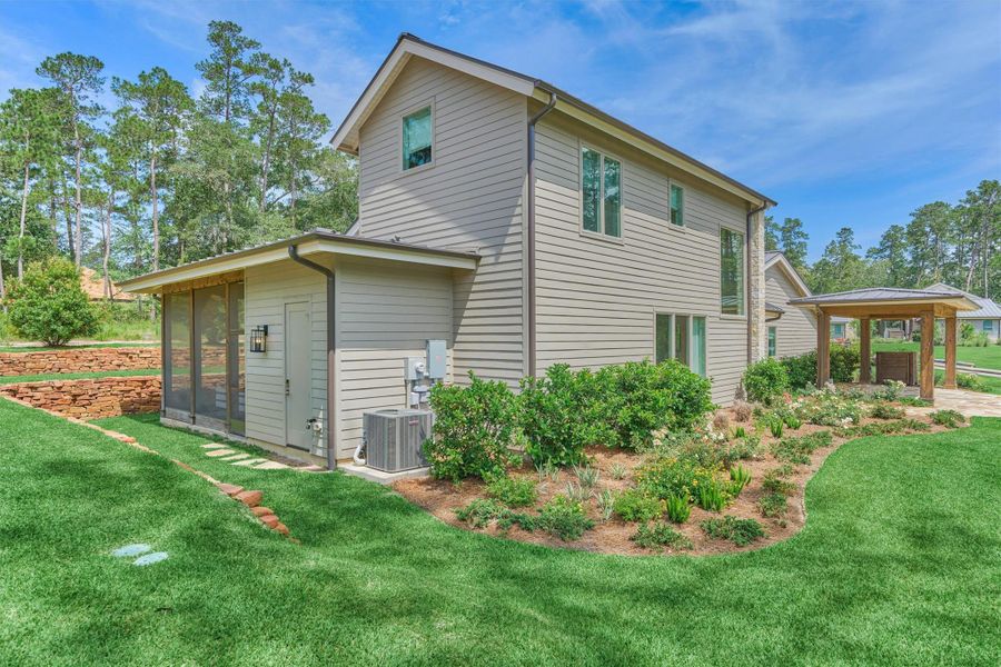 Exterior details and patio area of a home in , Montgomery (Image 20).