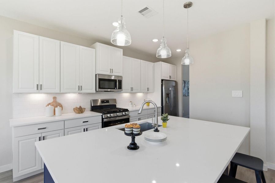 Furnished interior view inside a new home in , Fresno (Image 13).