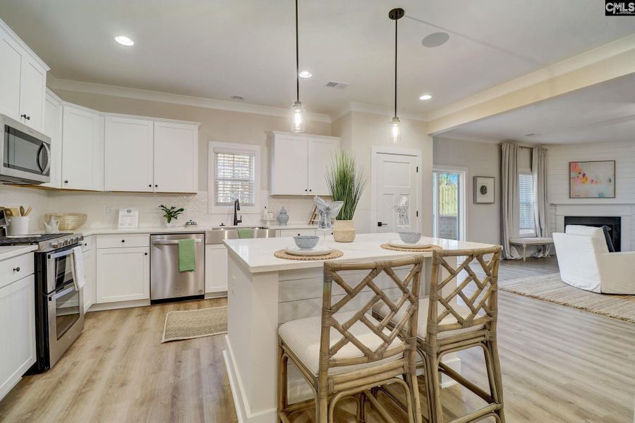 Furnished interior view inside a new home in Raglins Creek, Lugoff (Image 9). Furnished interior view inside a new home in Raglins Creek, Lugoff (Image 9).