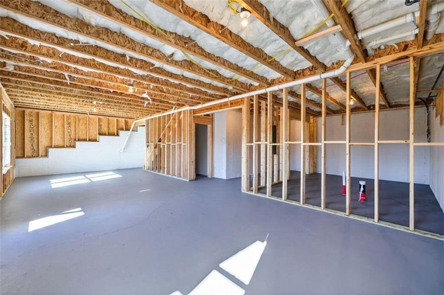 In-progress construction of a new home in Victoria Heights, Dallas, GA (Image 42).