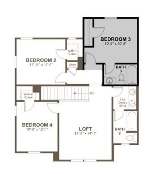 Second Floorplan - Representative Photo