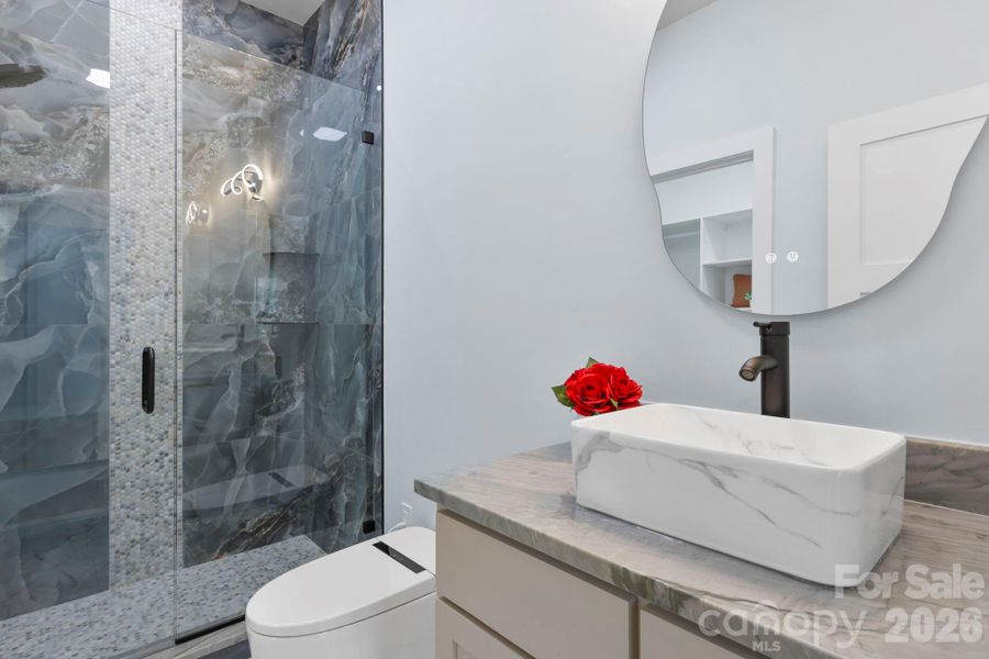 Furnished interior view inside a new home in , Hendersonville (Image 11).