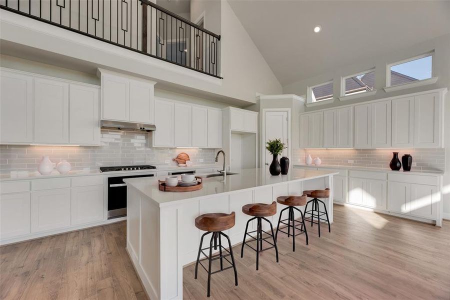 Furnished interior view inside a new home in Park Trails, Forney (Image 14).
