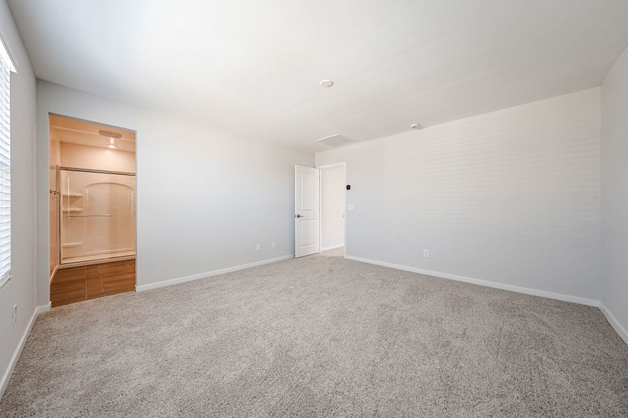 A room with white walls.
