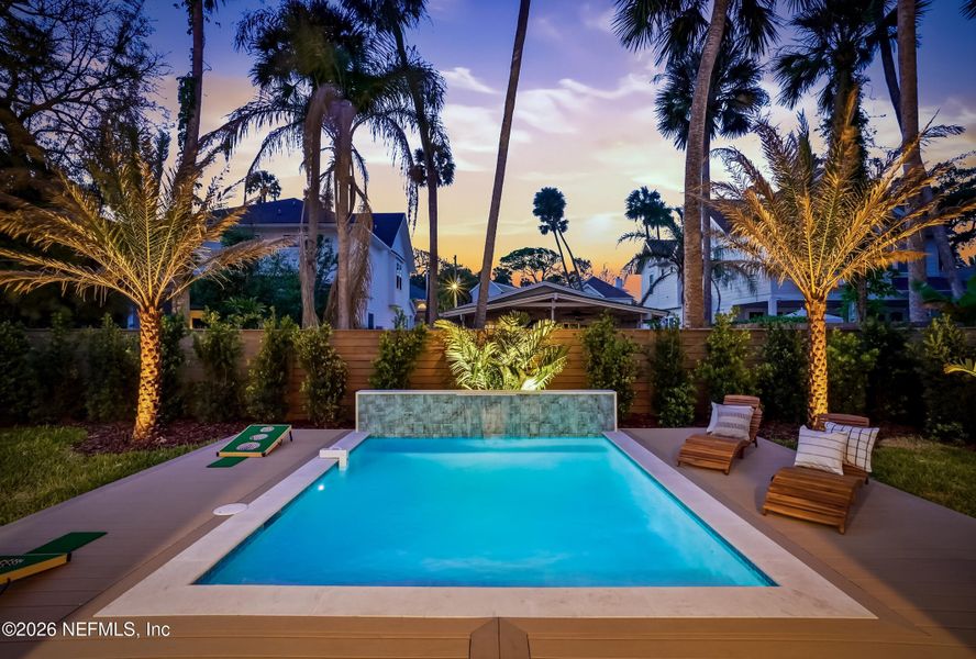 Exterior details and patio area of a home in , Atlantic Beach (Image 38).