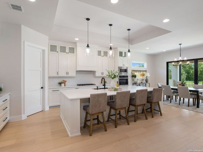 Furnished interior view inside a new home in , San Antonio (Image 36).