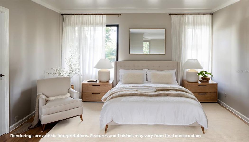 Furnished interior view inside a new home in , Orlando (Image 40). Furnished interior view inside a new home in , Orlando (Image 40).