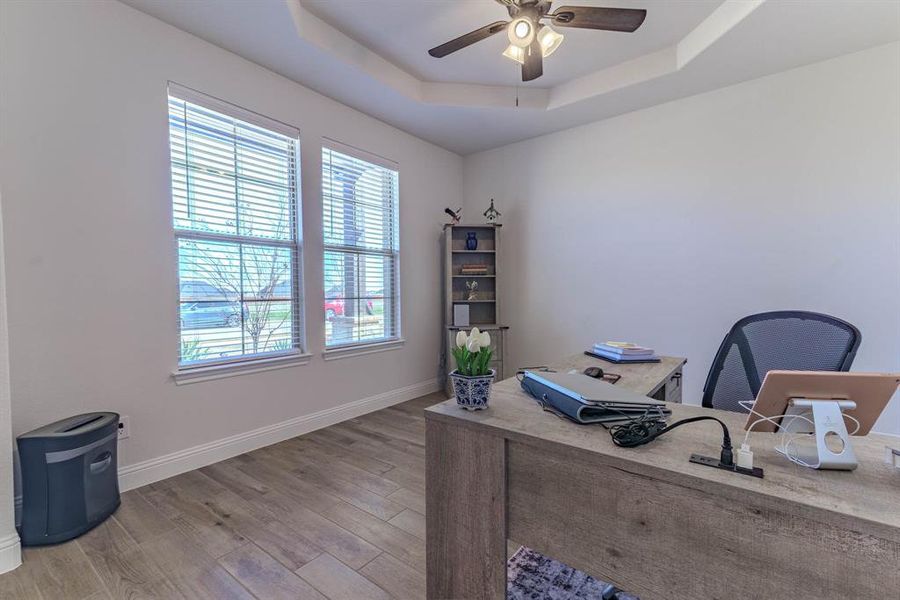 Furnished interior view inside a new home in Coyote Crossing, Godley (Image 33).