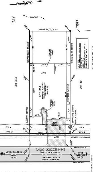13729 SW Shinnecock Drive Preliminary Plot Plan