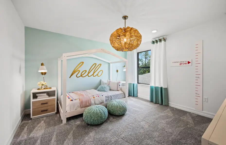 Furnished interior view inside a new home in Whispering Lakes, Lehigh Acres (Image 9).