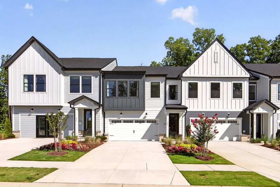 Representative exterior photo of a completed home built from the Falcon by Tri Pointe Homes in Southbridge, Fort Mill, SC (Image 1). Representative exterior photo of a completed home built from the Falcon by Tri Pointe Homes in Southbridge, Fort Mill, SC (Image 1).