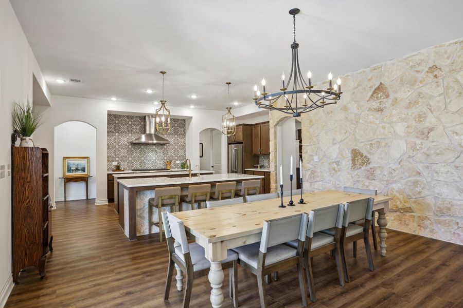 Furnished interior view inside a new home in , Johnson City (Image 16). Furnished interior view inside a new home in , Johnson City (Image 16).