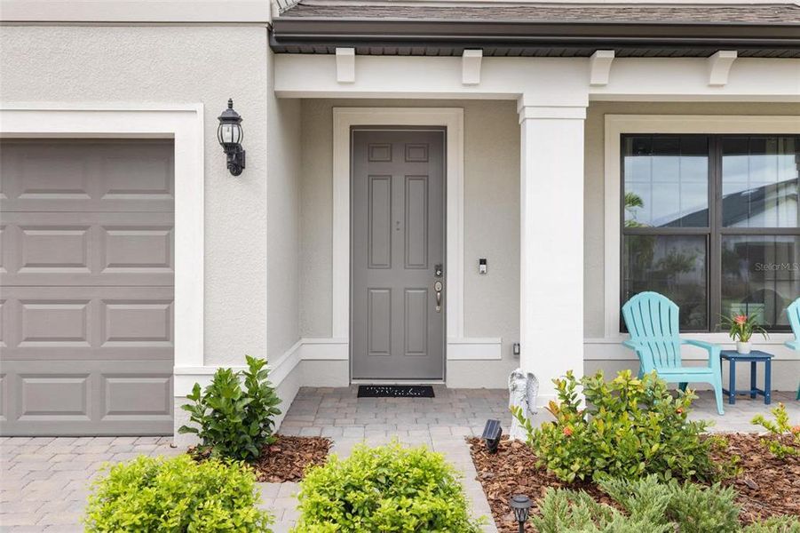 Exterior details and patio area of a home in , North Port (Image 23).