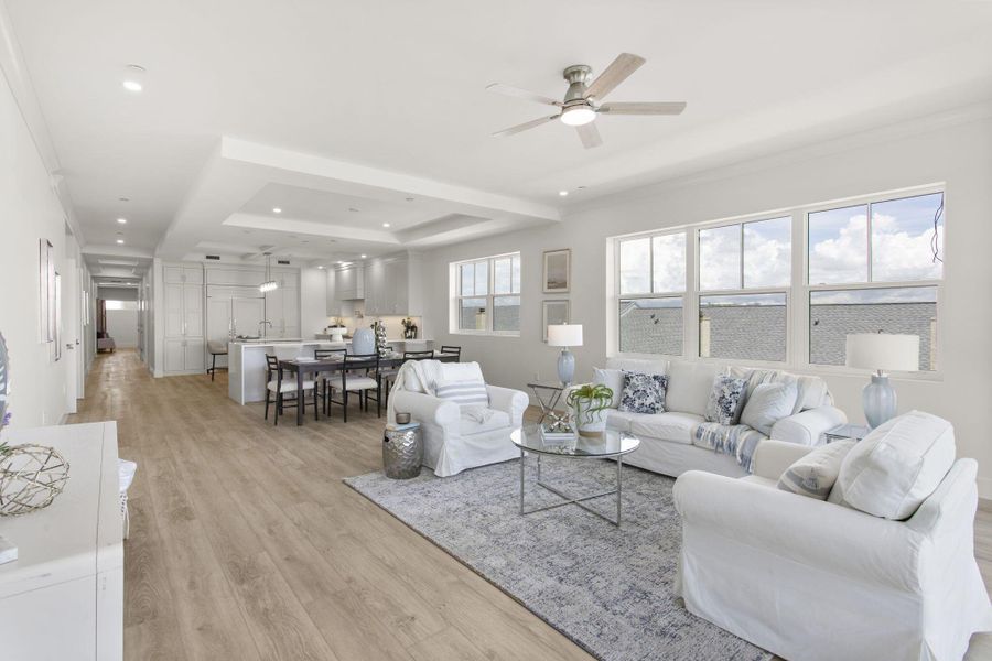 Furnished interior view inside a new home in , Tierra Verde (Image 19).