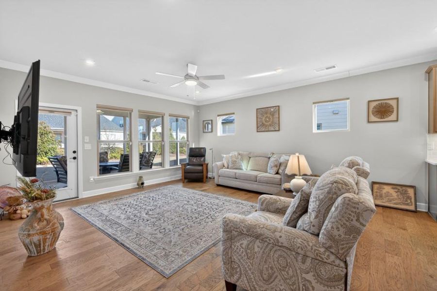 Furnished interior view inside a new home in Del Webb Chateau Elan, Hoschton (Image 14). Furnished interior view inside a new home in Del Webb Chateau Elan, Hoschton (Image 14).