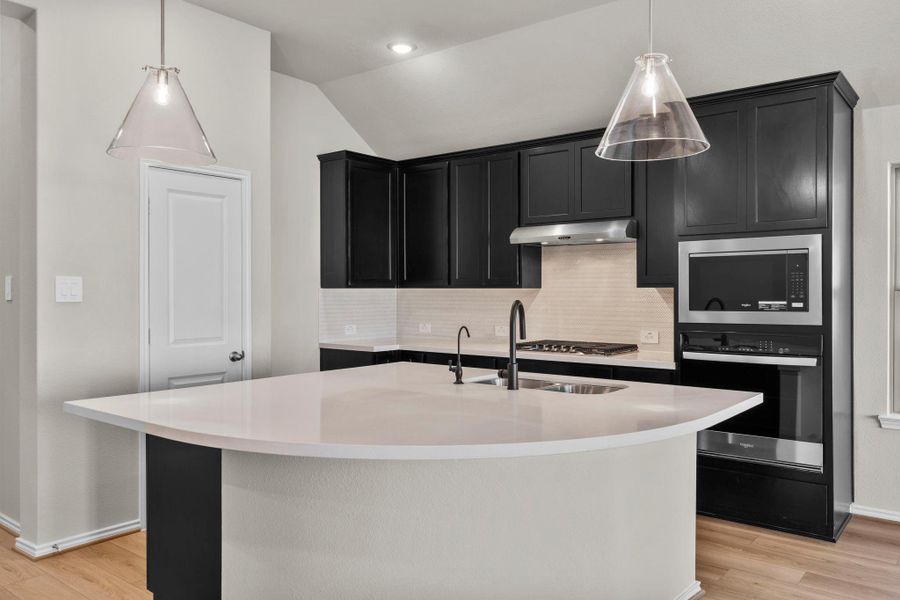 Furnished interior view inside a new home in The Highlands, Porter (Image 6).