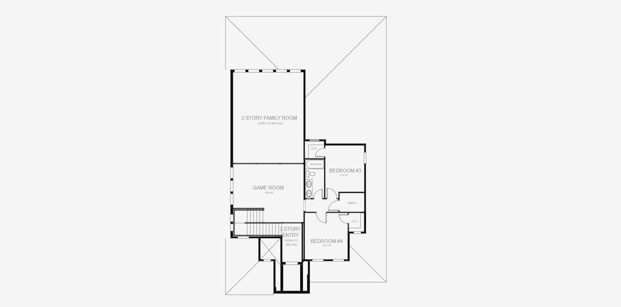 2D floor plan layout for the 2857F by Perry Homes in Star Farms At Lakewood Ranch 50', Lakewood Ranch, FL (Image 4). 2D floor plan layout for the 2857F by Perry Homes in Star Farms At Lakewood Ranch 50', Lakewood Ranch, FL (Image 4).