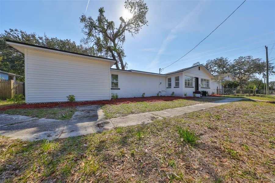 Exterior details and patio area of a home in , Tampa (Image 25). Exterior details and patio area of a home in , Tampa (Image 25).