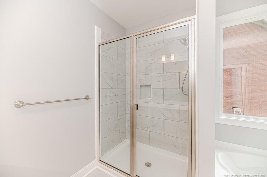 Master shower