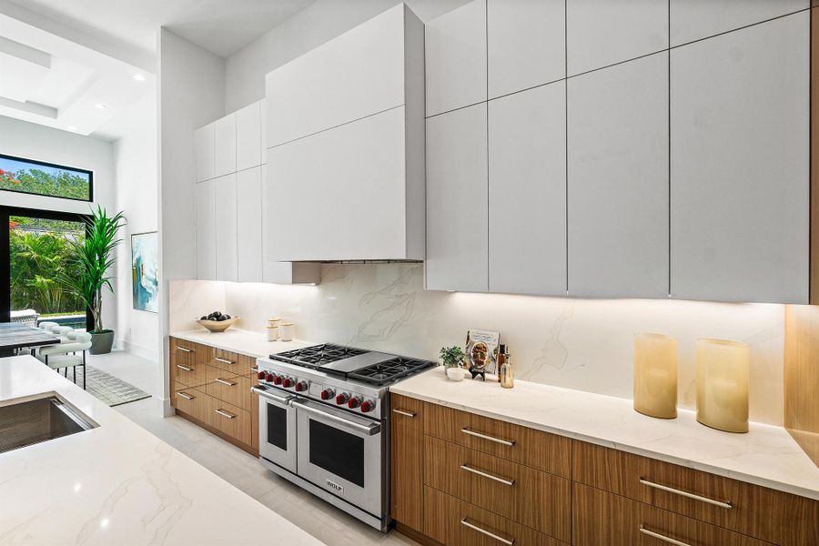 Furnished interior view inside a new home in , Delray Beach (Image 28).