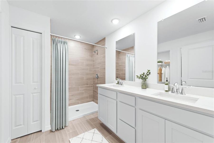 Furnished interior view inside a new home in , Englewood (Image 8).